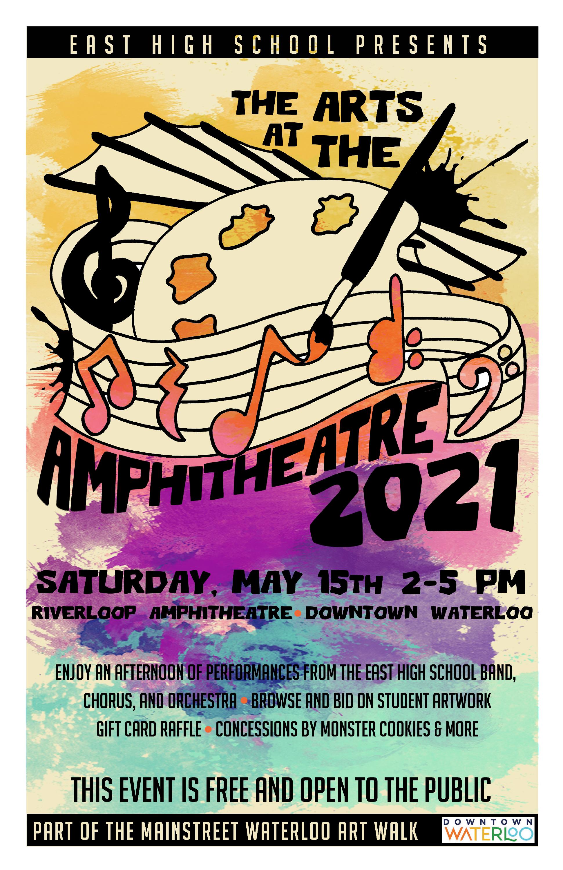 2021 Arts at the Amphitheatre Poster